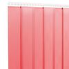 vidaXL Tira de cortina para puertas PVC rojo 300x2,6 mm 10 m