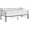 vidaXL Estructura sof&aacute; cama extra&iacute;ble sin colch&oacute;n metal negro 90x200cm