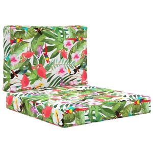 vidaXL Coj&iacute;n para sof&aacute; de exterior 2 pcs de colores Poli&eacute;ster