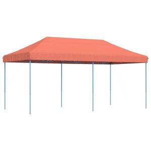 vidaXL Carpa de Fiesta Terracota 292 x 580 x 315 cm Tela Oxford
