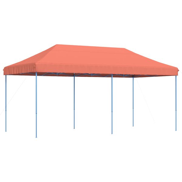 vidaXL Carpa de Fiesta Terracota 292 x 580 x 315 cm Tela Oxford