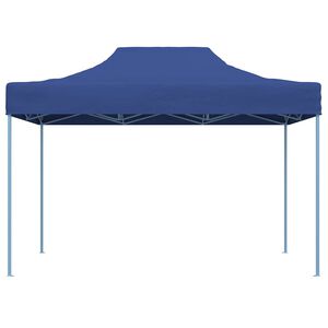 vidaXL Carpa plegable profesional acero azul 3x4 m