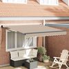 vidaXL Toldo Manual Beige 300 x 250 x 165 cm Poli&eacute;ster