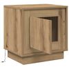 vidaXL Armario de Noche 2 pcs Roble artesanal 44 x 34,5 x 45 cm