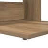 vidaXL Mesa lateral Roble artesanal 40 x 38 x 62,5 cm