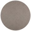 vidaXL Alfombras de &aacute;rea Redondo LUGO Crema y Taupe &Oslash; 160 CM Poli&eacute;ster
