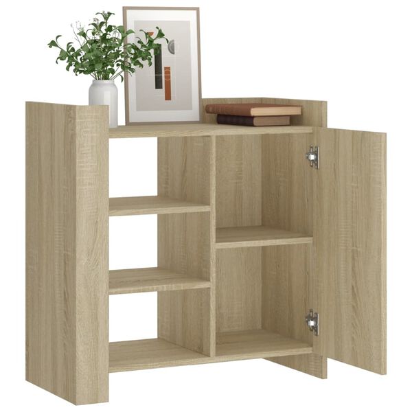 vidaXL Aparador de madera de ingenier&iacute;a roble Sonoma 73,5x35x75 cm