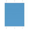 vidaXL Estor Plisado azul 105x150 cm Tela Ancho 104,4 cm Poli&eacute;ster