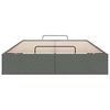 vidaXL Estructura cama otomana sin colchón tela gris oscuro 120x200cm