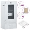 vidaXL Horno ahumador de BBQ con generador humo fr&iacute;o acero galvanizado