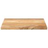 vidaXL Tablero de mesa rectangular madera maciza mango 60x50x3,8 cm