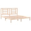 vidaXL Estructura de cama madera maciza 180x200 cm