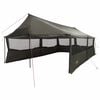 vidaXL Tienda Familiar Marr&oacute;n gris 600 x 402 x 268 cm