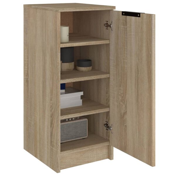 vidaXL Mueble zapatero madera contrachapada roble sonoma 30x35x70 cm