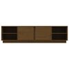 vidaXL Mueble de TV madera maciza de pino marrón miel 156x40x40 cm