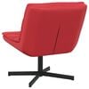 vidaXL Silla giratoria Rojo 63 x 75 x 76 cm PU