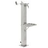 vidaXL Columna de agua de jard&iacute;n acero inoxidable cuadrada 95 cm