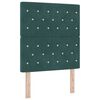 vidaXL Cama tipo Box Spring Verde oscuro 80 x 200 cm Terciopelo