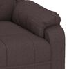 vidaXL Sill&oacute;n reclinable Marr&oacute;n oscuro 82 x 93 x 96 cm tela