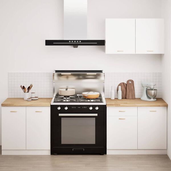 vidaXL Encimera de cocina rectangular madera maciza roble