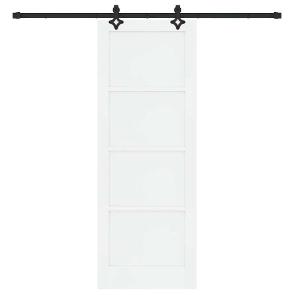 vidaXL Puerta Corredera ORKDAL 78 x 211 cm Madera de pino macizo