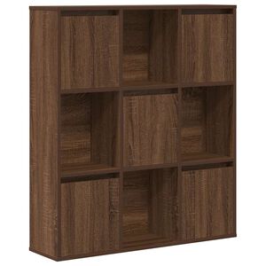 vidaXL Estanter&iacute;a de madera de ingenier&iacute;a marr&oacute;n roble 89x24x101,5 cm