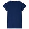Camiseta infantil azul marino 128