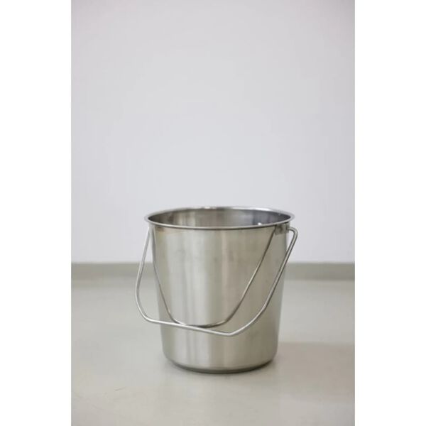 Kerbl Cubo 12,3 L acero inoxidable 29377