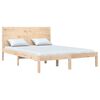 vidaXL Estructura de cama sin colchón madera maciza de pino 160x200 cm