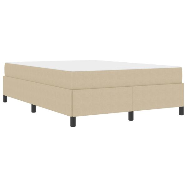 vidaXL Estructura de cama Verde Claro Gris 140 x 200 cm tela