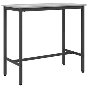 vidaXL Mesa Gris Sonoma 100 x 50 x 90,5 cm