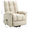 vidaXL Sill&oacute;n elevable tela crema