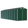 vidaXL Cobertizo de jard&iacute;n acero galvanizado verde 191x725x198 cm