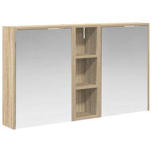 vidaXL Juego de Muebles de Ba&ntilde;o 3 pcs 106 x 16 x 62,5 cm