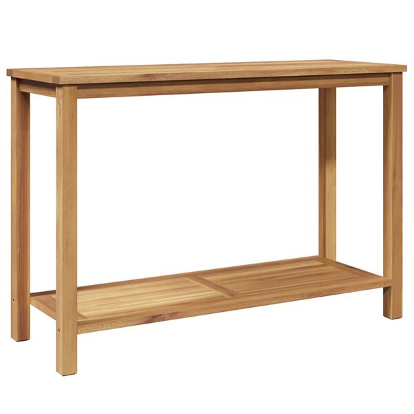 vidaXL Mesa de Café Marrón 110 x 40 x 45 cm Madera de teca maciza