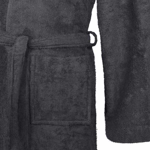 vidaXL Albornoz KINN Antracita S Algod&oacute;n