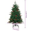 vidaXL &Aacute;rbol de Navidad artificial Verde 150 cm PVC, Metal y Pl&aacute;stico