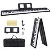 vidaXL Teclado el&eacute;ctrico piano 88 teclas con atril plegable