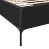 vidaXL Estructura de cama madera ingenier&iacute;a y metal negro 100x200 cm