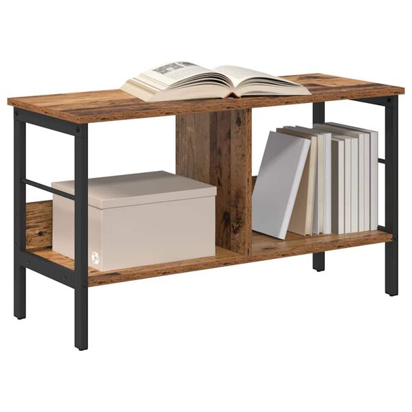 vidaXL Estante de libros Madera Vieja 82 x 32 x 47 cm