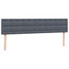 vidaXL Cama box spring con colch&oacute;n terciopelo gris oscuro 180x220 cm