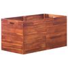 vidaXL Arriate de madera de acacia 100x50x50 cm
