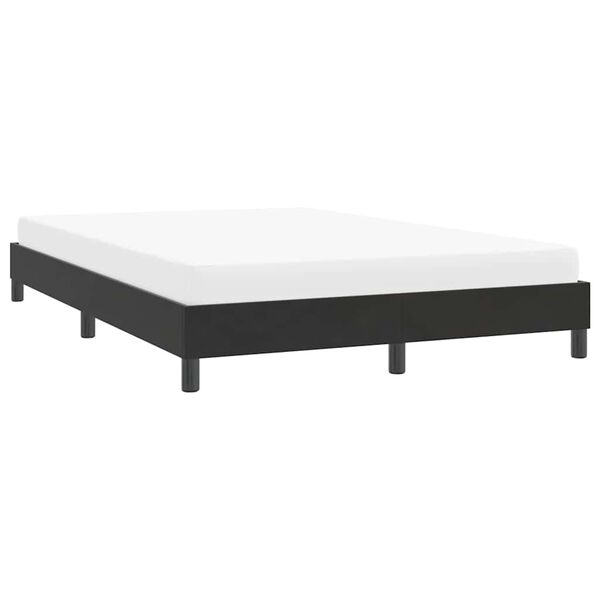 vidaXL Estructura de cama sin colch&oacute;n terciopelo negro 160x210 cm