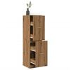 vidaXL Armario botiqu&iacute;n madera ingenier&iacute;a roble artisian 40x41x144,5cm
