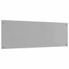 vidaXL Salpicadero de cocina 2 pcs Gris Claro 120 x 40 cm