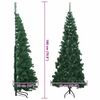 vidaXL &Aacute;rbol de Navidad Artificial de Esquina Verde 180 cm PVC y Metal