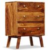 vidaXL Armario auxiliar de madera maciza de acacia 60x35x76 cm