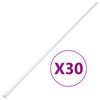 vidaXL Canaletas para cables con clips PVC &Oslash;16 mm 30 m
