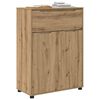 vidaXL Gabinete de Ba&ntilde;o con caj&oacute;n Roble artesanal 72,5 x 36,5 x 100 cm