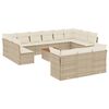 vidaXL Set sof&aacute;s de jard&iacute;n 14 pzas con cojines rat&aacute;n sint&eacute;tico beige